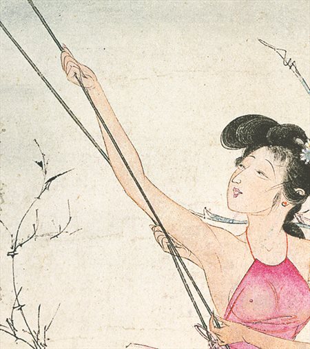 绍兴-胡也佛的仕女画和最知名的金瓶梅秘戏图